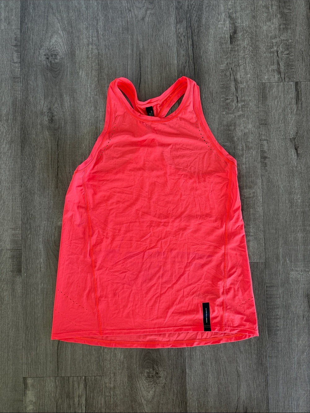 Athleta Neon Coral Racerback Active Tank